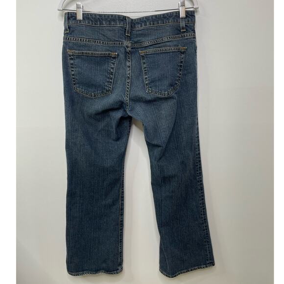 Gap Flare Stretch Jeans Mid Rise Denim 5 Pocket Medium Wash Blue Womens Size 10 - Picture 6 of 9